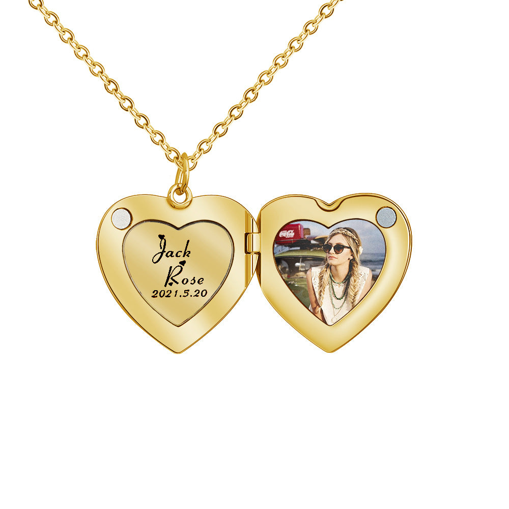 Personalized Memorial Locket Necklace