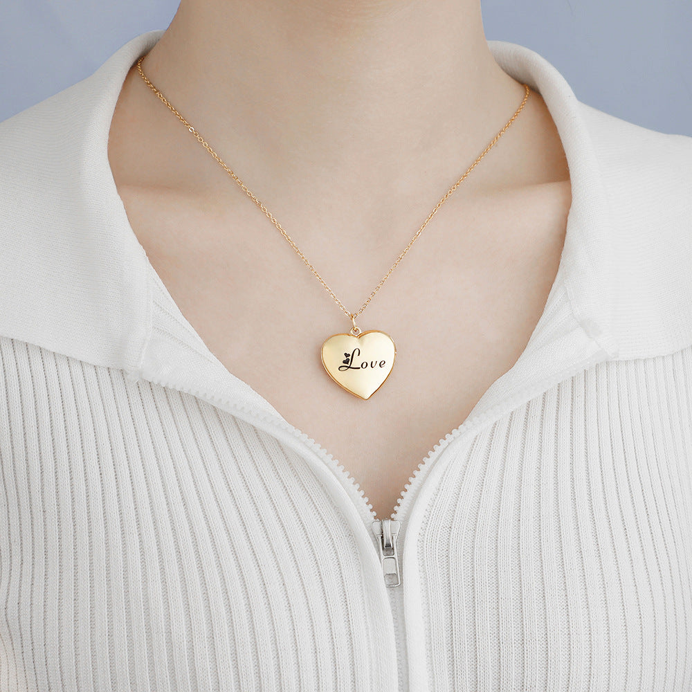 Personalized Memorial Locket Necklace