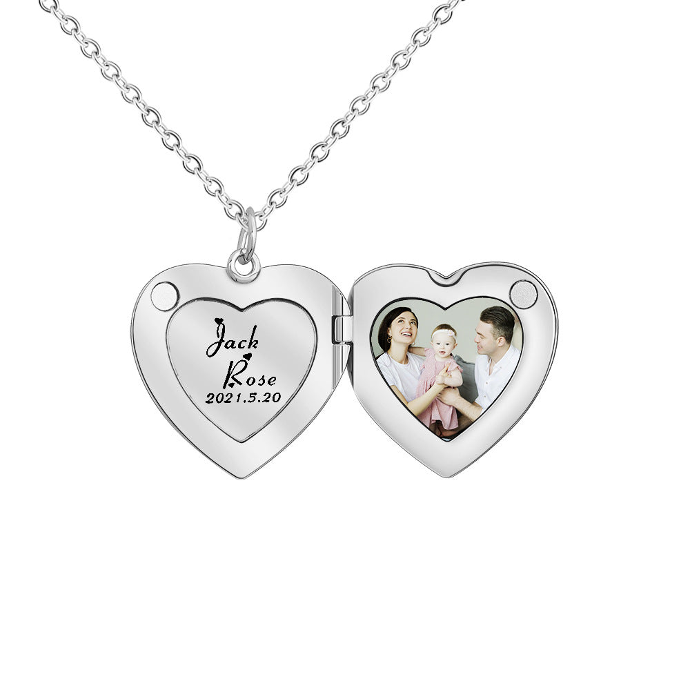 Personalized Memorial Locket Necklace