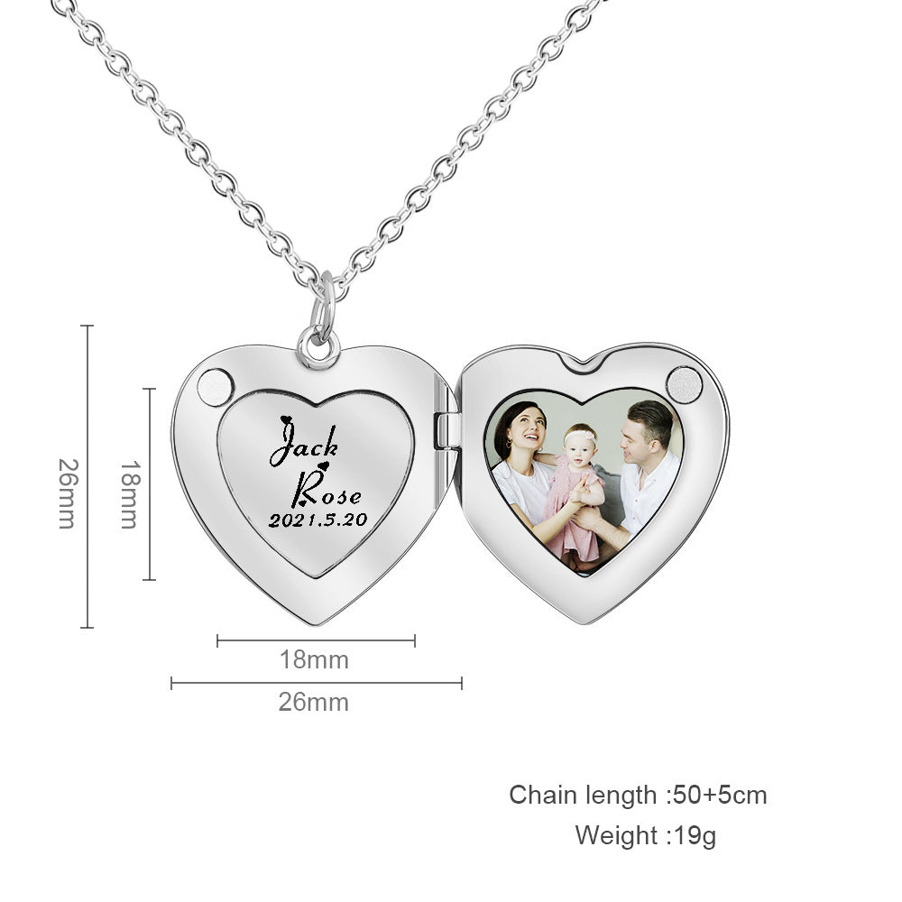 Personalized Memorial Locket Necklace