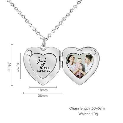 Personalized Memorial Locket Necklace